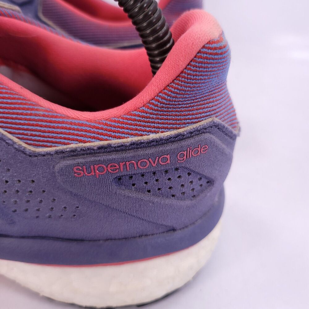 Adidas Snova Glide 8 Athletic Lace Up Shoes Womens Size 7 S80275 Purple Pink - Picture 8 of 9